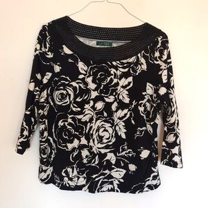 Ralph Lauren floral design top - vintage